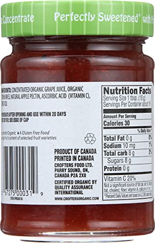 Crofters Organic Strawberry Fruit Spread, 10 Oz #TOP1
