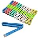 Produktbild 12 Stücke Massband Weiche, Maßband Körper, Schneiderbandmaß, Maßband Nähen, Bandmaß für Nähen Lineal Schneidern Messwerkzeug, 150 cm 6 Farben