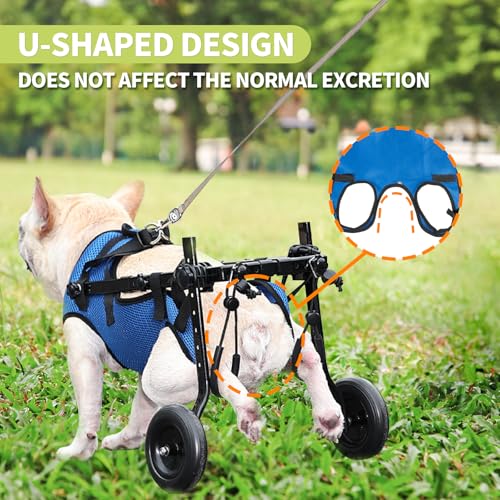 ZUAGI cadeira de rodas para animais de estimação, cadeira de rodas para cães, cadeira de rodas para