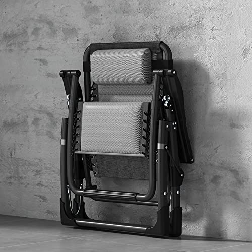 Zero Gravity Chair, Lawn Recliner, Reclining Patio Lounger Chair, Folding Portable Chaise With Detachable Headrest And Cup Holder #TOP6