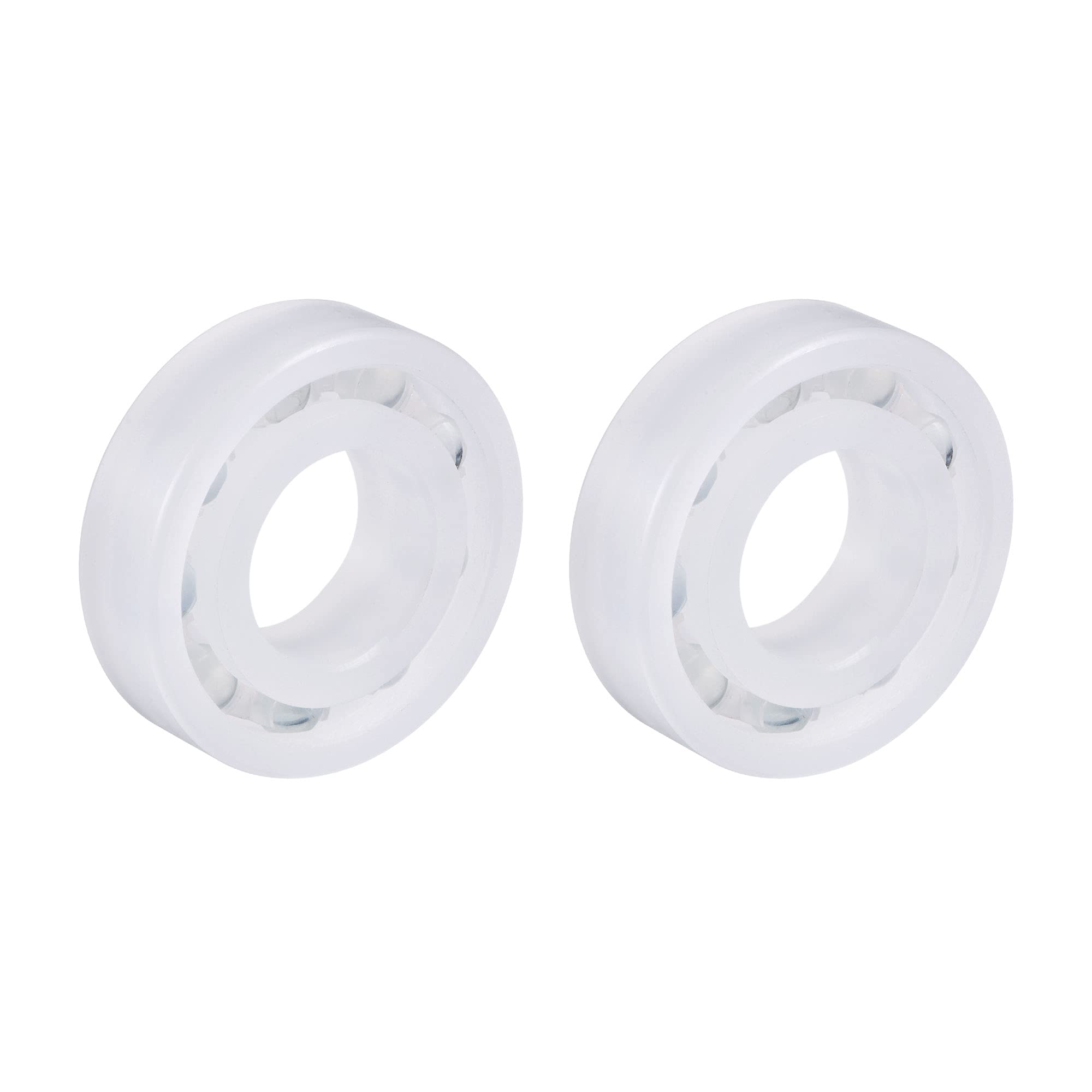 Roulements 6004 Plastique PP Ouvert - 20x42x12 Mm - Billes En Verre - Lot De 2 - Résistants Corrosion & Chaleur