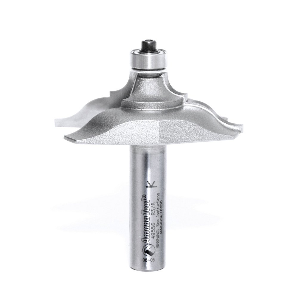 Mèche de défonceuse Amana Outil 49556 profil doucine et perle pour menuiserie