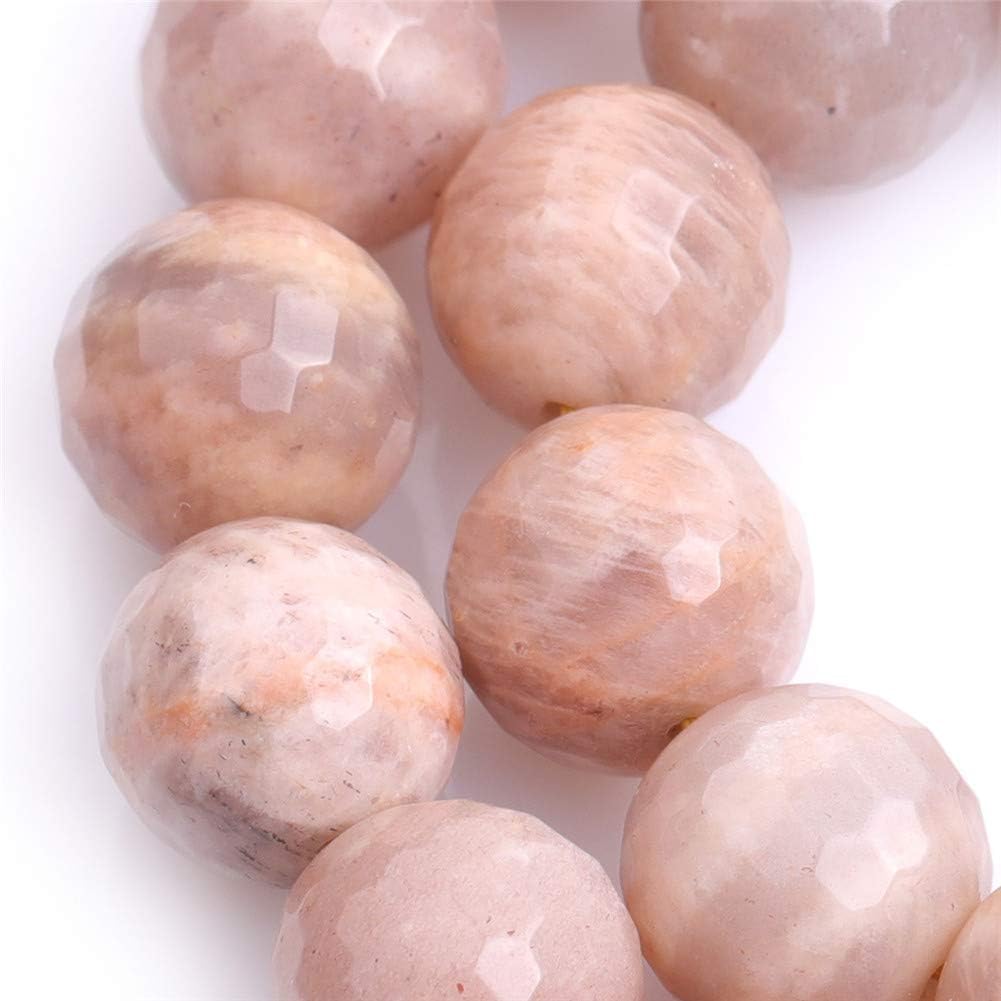 SHGbeads 12mm Sun Stone Semi Precious Gemstone Round Faceted Loose Beads for Jewellery Making DIY Handmade Craft Supplies 15" - Image 4