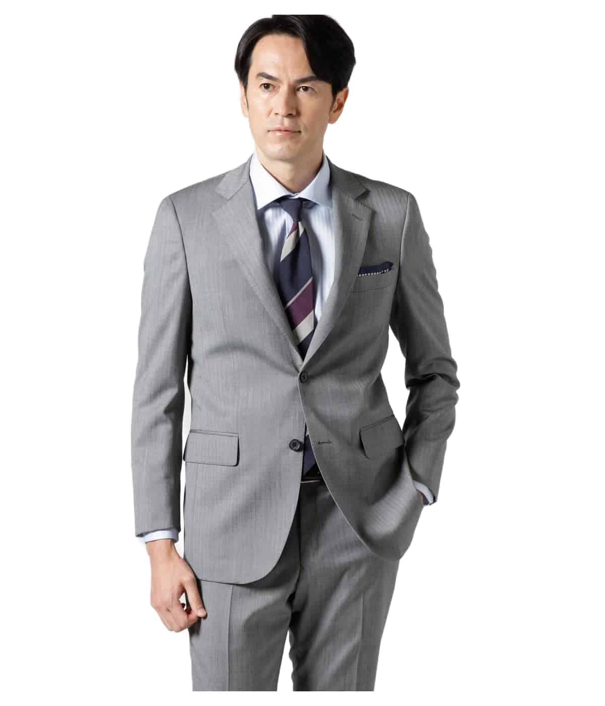 極美品✨ニューヨーカー 近年モデル ヘリンボーン スーツ セットアップ Amazon.co.jp: [ニューヨーカー] 上下セット Super110's ヘリンボーン