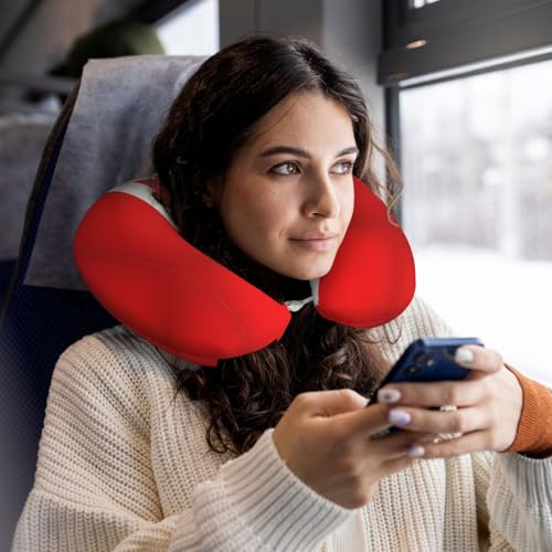 Almohada de viaje de espuma viscoelástica tamaño estándar miniatura 6
