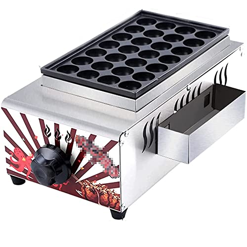 Máquina eléctrica para Takoyaki con doble placa miniatura 1