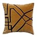 Vivaraise Coussin Fara brodé Bronze 45 x 45 cm