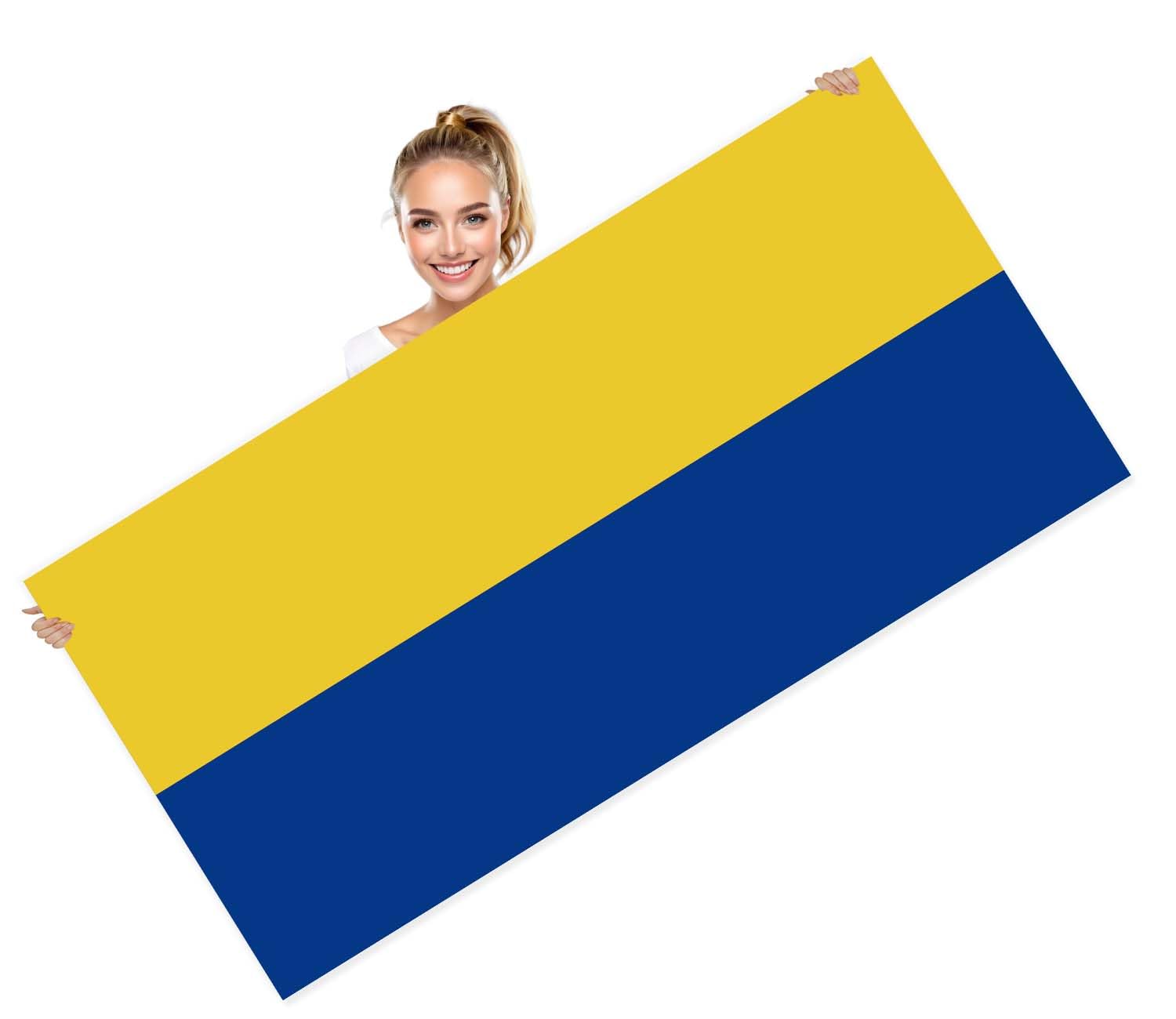 Petite Pine 28×56 inch Ukraine Beach Towel,72×142 CM Large Ukrainian Flag Soft Microfiber Sand Free Towel,Lightweight Thin Quick Dry Towels for Sport Travel Pool