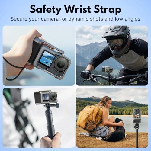 Image of Yantralay Expansion Mount Grip Kit for D JI OS MO Action 6 | Cage with Handle Shutter Button, Cold Shoe & 1 /4 Thread for Stable Video Shooting | OS MO Action 6 Accessories