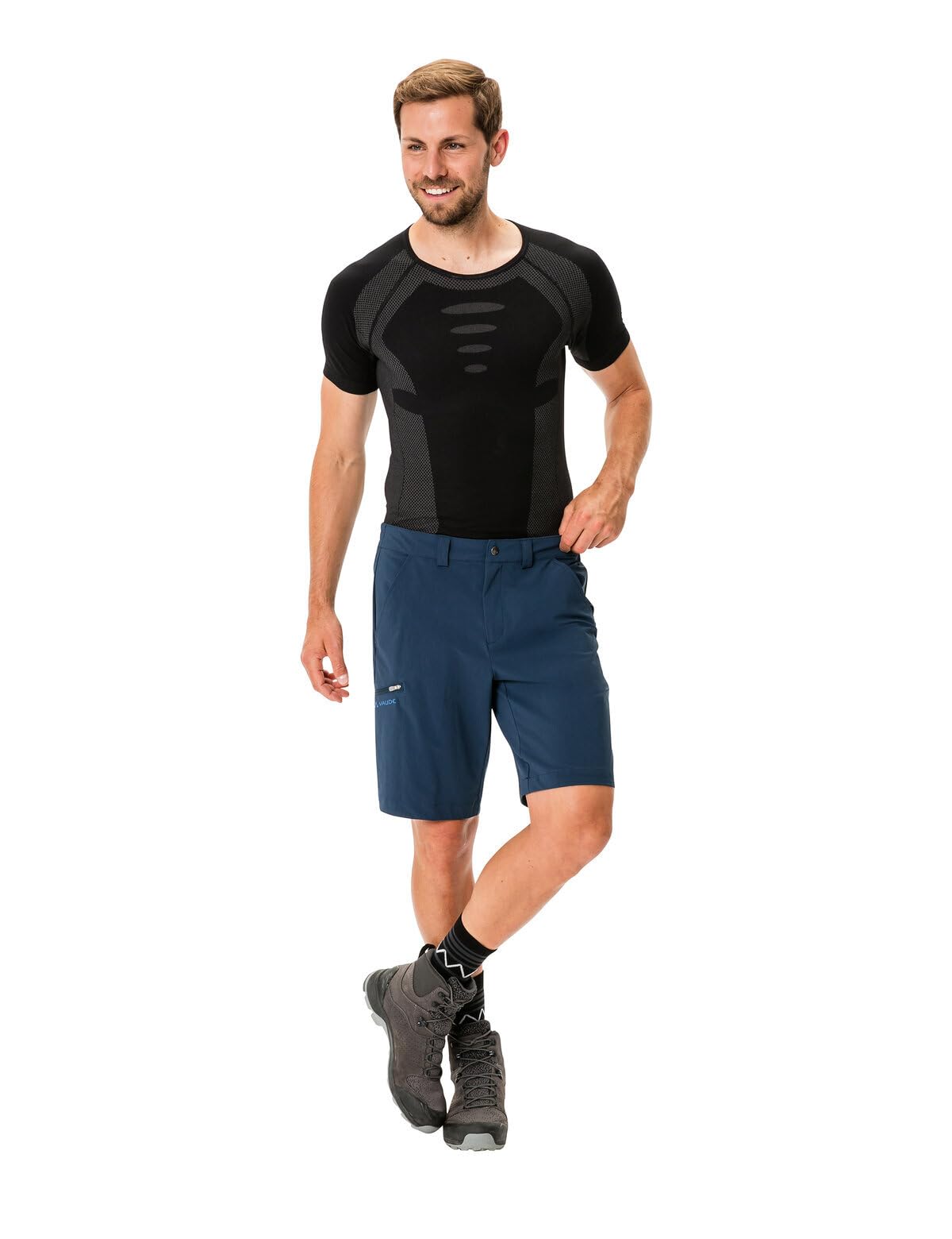 VAUDE Men's Farley Stretch Bermuda II, elastische Herren Bermuda für Wandern und Trekking