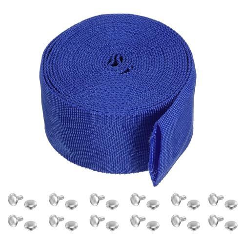 PATIKIL 2.4" 20FT Protective Hose Sleeve with Snap Fastener
