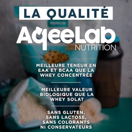 Better Protein • Saveur Cookie 900 g • 100% Végétales : assimilation & digestion maximales • Mieux que de la whey • Apport en Protéine • Testé en laboratoire • Made in FR • Ecoresponsable • Aqeelab – Image 4