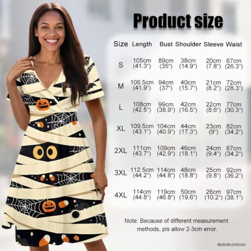 Image of Women's Summer Dresses Short Sleeve Formal Dresses with Pockets