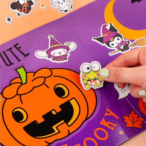 Image of Horizon Group USA Puffy Sticker Playset for Kids, Hello Kitty Halloween