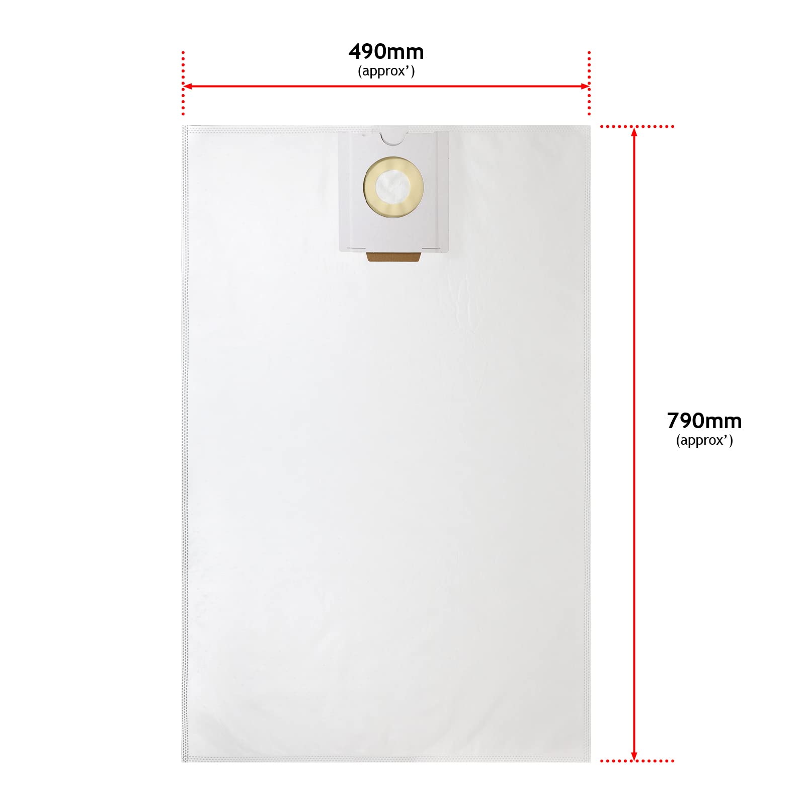 SPARES2GO Dust Bags for Festool Dust Extractor Vacuum CT CTL CTM CT HEPA 26 Disposable x 10 - Image 3