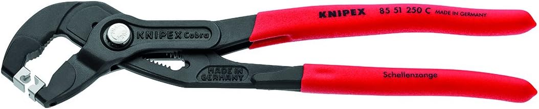 Knipex Tools 85 51 250 C, 10" Hose Clamp Pliers for Click Clamps Knipex Tools 85 51 250 C, 10" Hose Clamp Pliers for Click Clamps