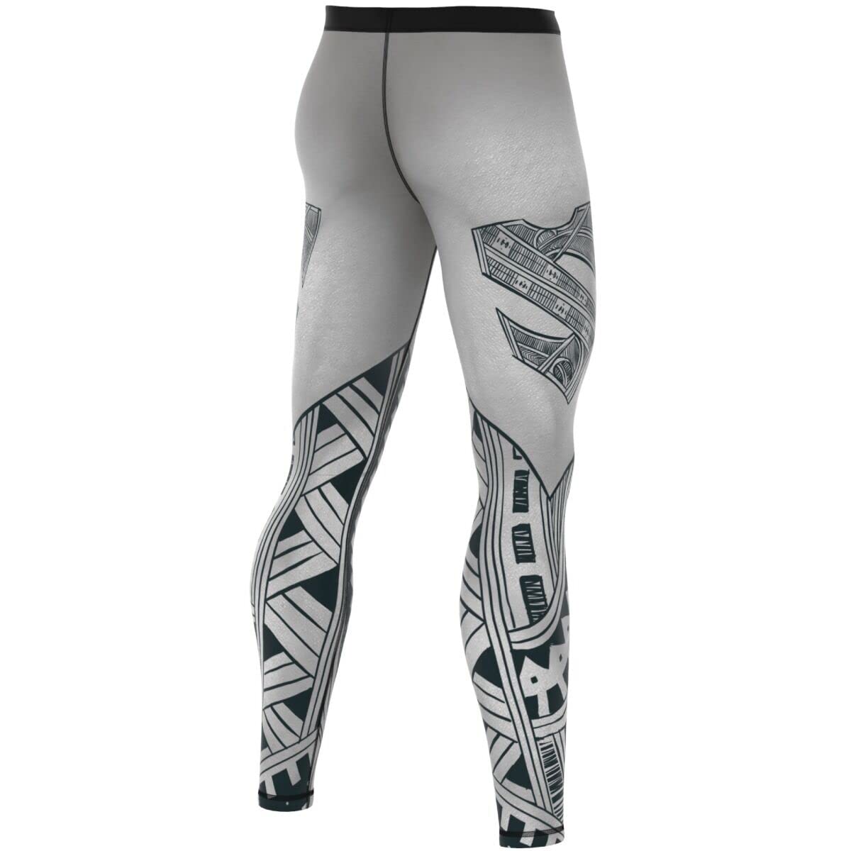 SMMASH Pantaloni A Compressione Pantaloni da Corsa da Uomo Pantaloni Lunghi Funzionali Leggings Leggings Sportivi da Uomo Tecnologia Seconda Pelle Traspirante