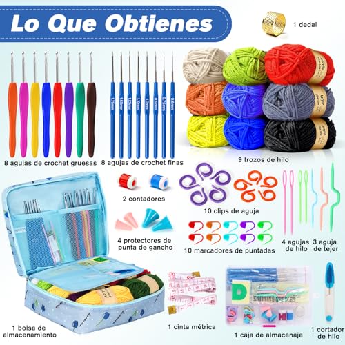 Reviews de Kits para tejer con aguja de lengüeta Top 10. 8 Imagen adicional