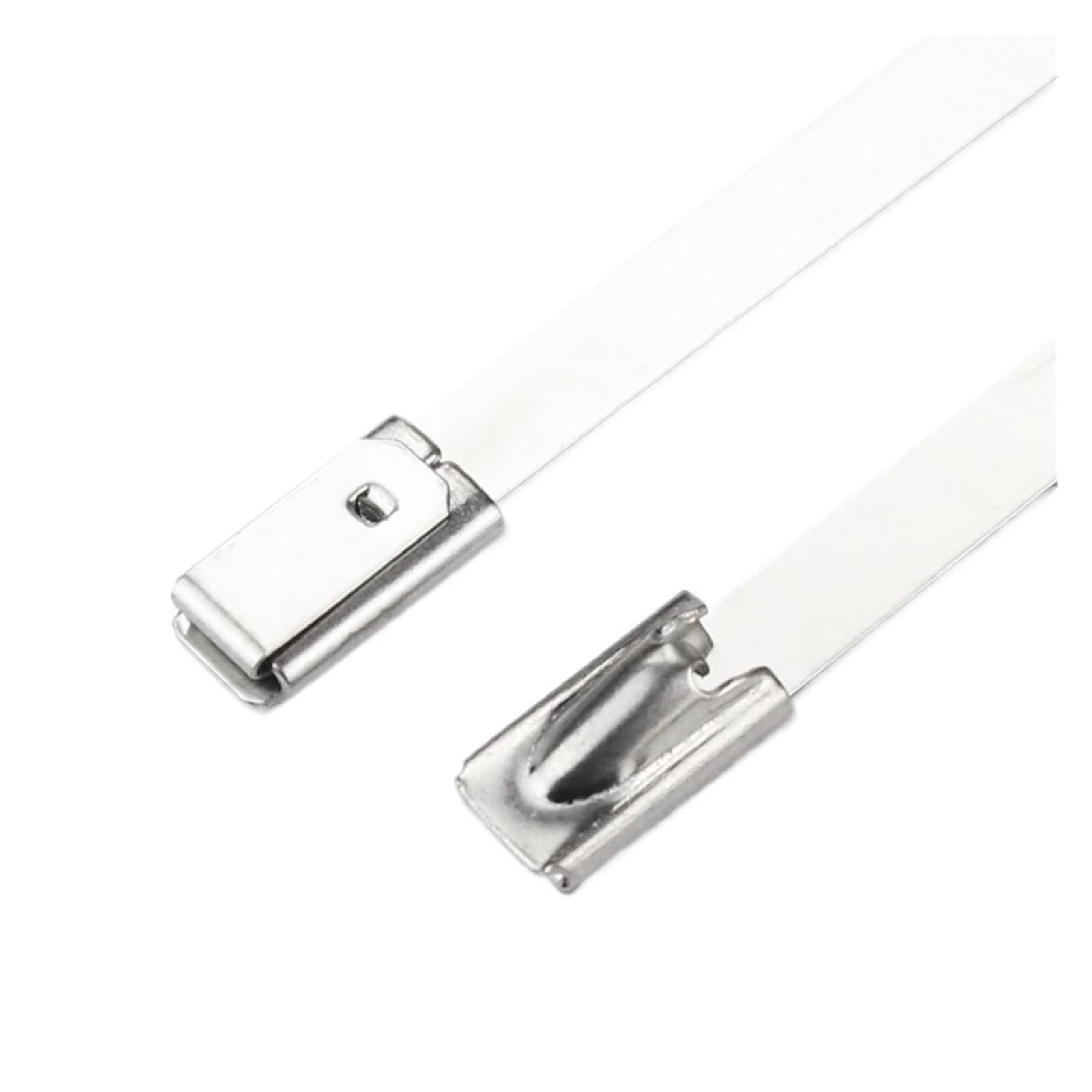 Bdayek 150Mm Cable Ties Cable Ties Exhaust 4.6Mm Wide Stainless Steel Tie(150Mm)