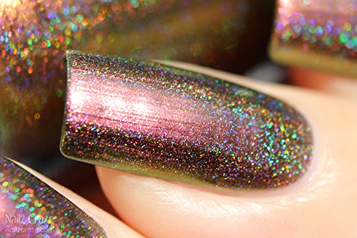 Image of ILNP Nostalgia (H) - Gold, Green, Red, Bronze, Copper Holographic Ultra Chrome Color Shifting Nail Polish