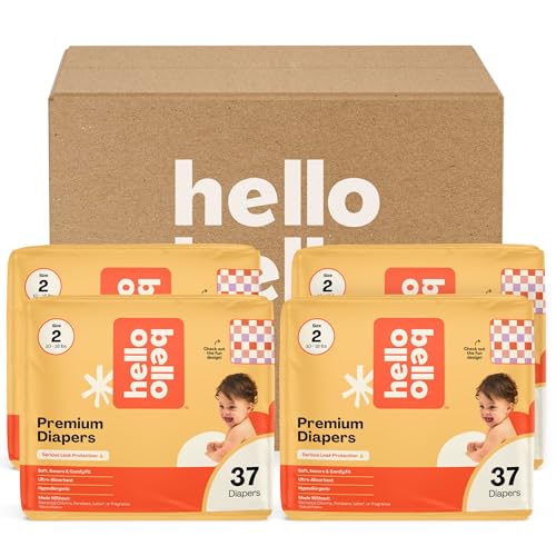 Image of Hello Bello Premium Diapers Assorted Surprise Pack for Size 2 Girls, 185ct