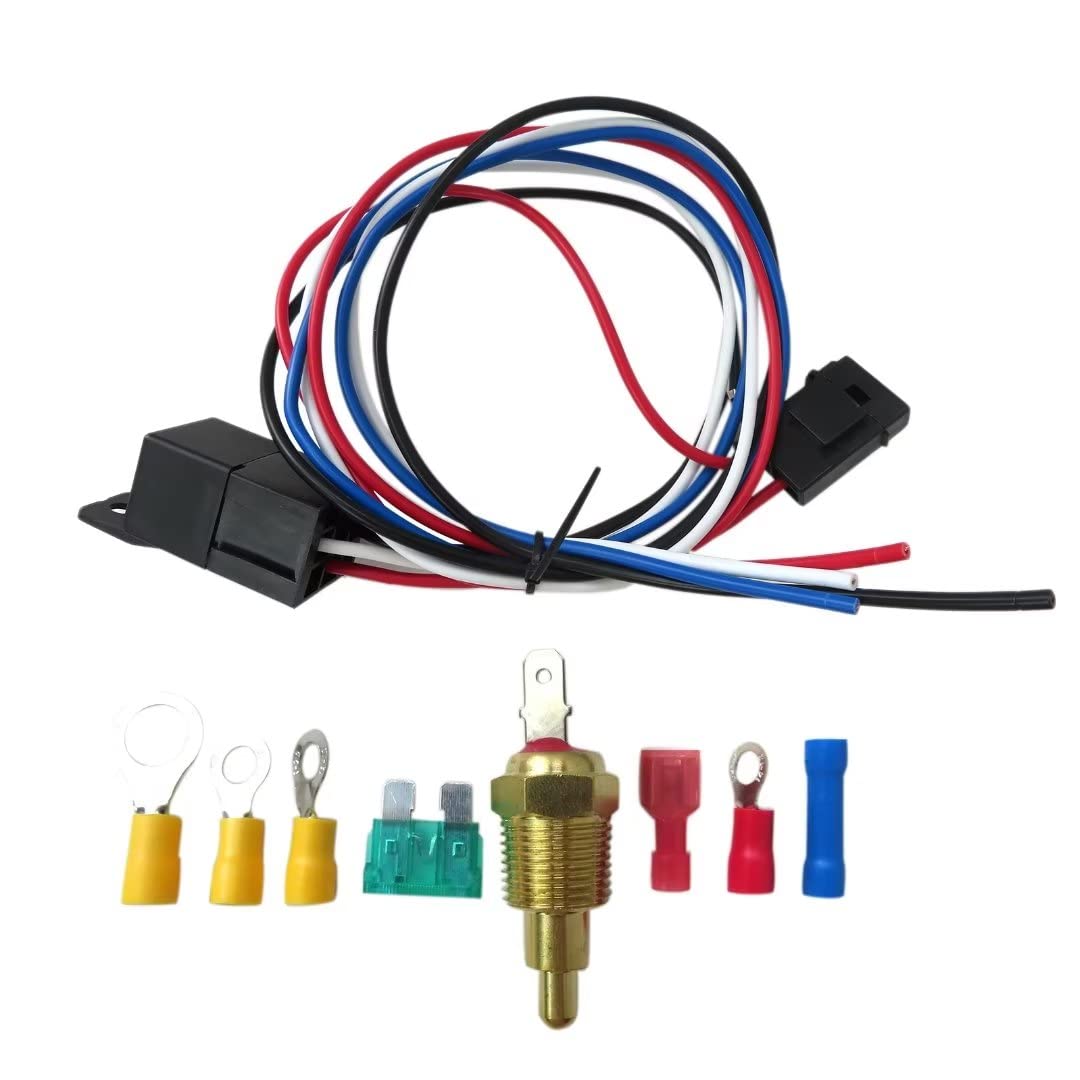 Electric Radiator Cooling Fan Relay Kit Universal