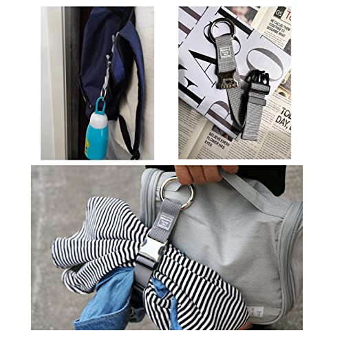 Image of 3PCS Heavy Duty Add a Bag Luggage Straps Jacket Gripper 3PCS Luggage Tag Suitcase TravelTags with Name ID Card,Carry-on Luggage Belt Baggage Suitcase Straps Belts Travel Accessories(Grey)