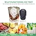 3D Skull Flexible Silicone Ice Cube Mold Tray Make 3