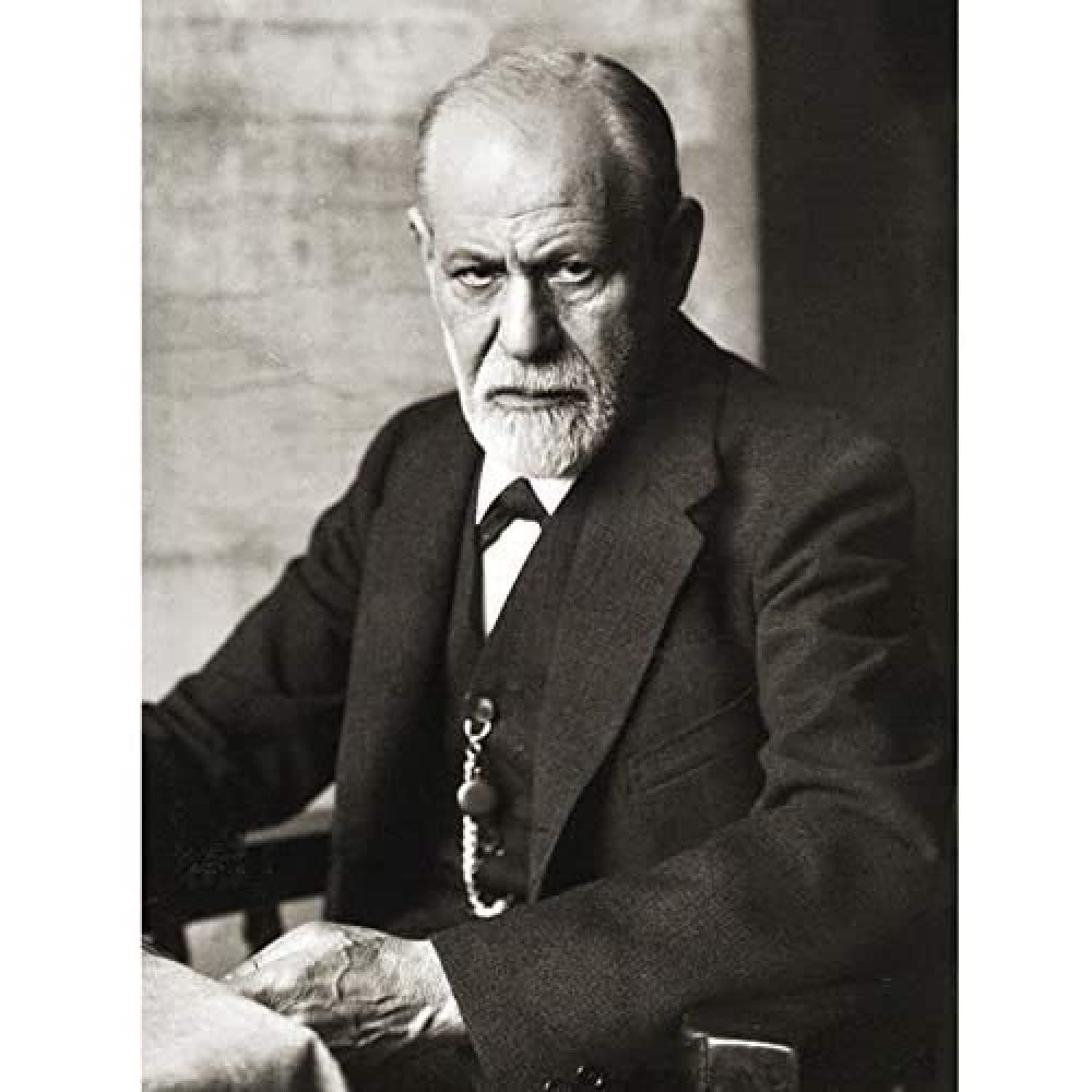 Portrait Psychoanalyst Neurologist Sigmund Freud Photo Unframed Wall Art Print Poster Home Decor Premium