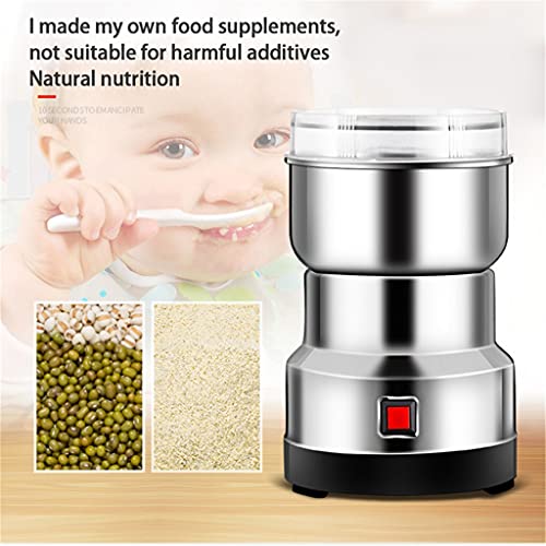 Hbao Molinillo de café eléctrico, Cereales de Cocina, nueces, Granos, Especias, Granos, Molinillo, máquina… - Imagen 5
