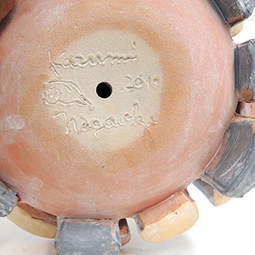 Amazon.co.jp: 永岡かずみ『雨の降る前に』テラコッタ人形 陶器 素焼き