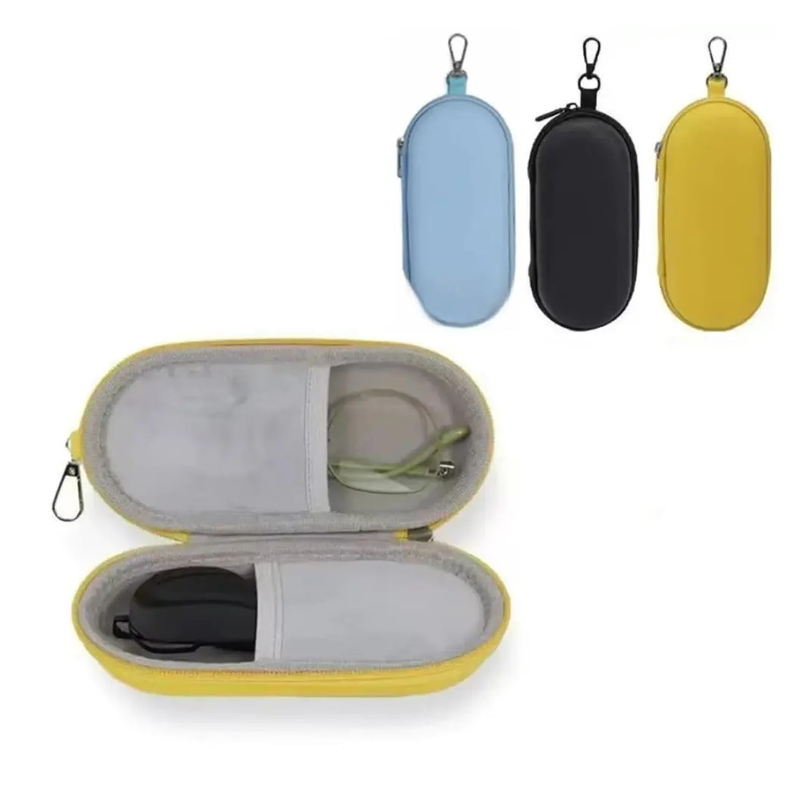 Étui à lunettes double Étui à lunettes double coque rigide, rangement portable for