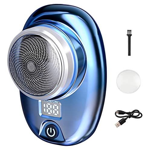 Electric Shaver, Mini Shaver Portable Electric Shaver for Men, USB-C Fast Charging, Pocket Size Shaver Wet and Dry Razor, Easy Use Rechargeable Shaver for Home Car Travel