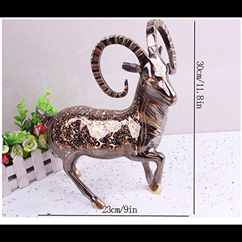 Sculpture animale en bronze peint comme objets de collection - 3