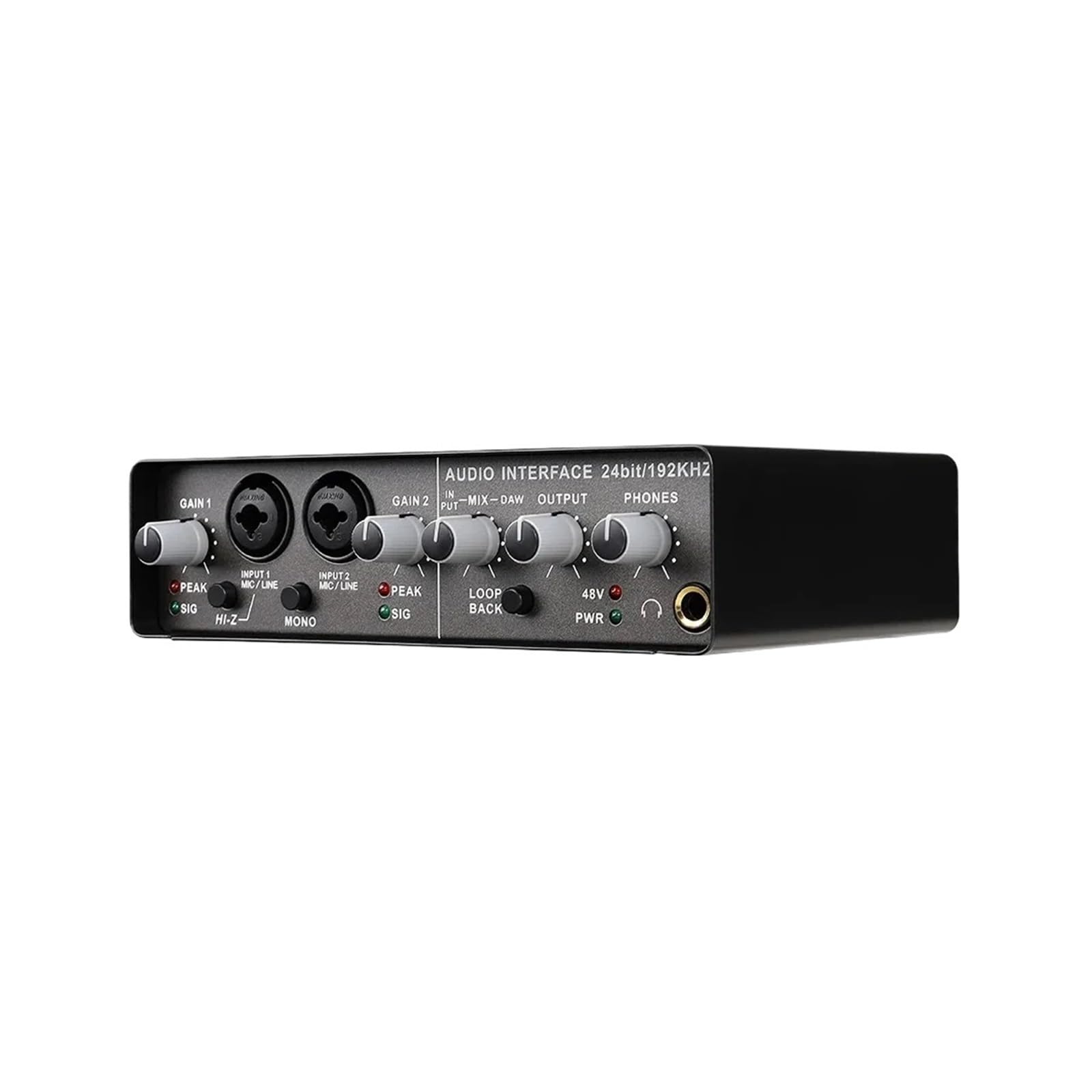 Scheda professionale Q-24 con monitor for chitarra elettrica Registrazione trasmissione in diretta for canto Computer PC Studio Musica dal vivo