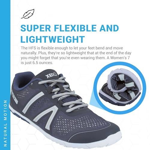 Xero Shoes Women's HFS Original Barefoot Running Shoes, Steel Gray, 54