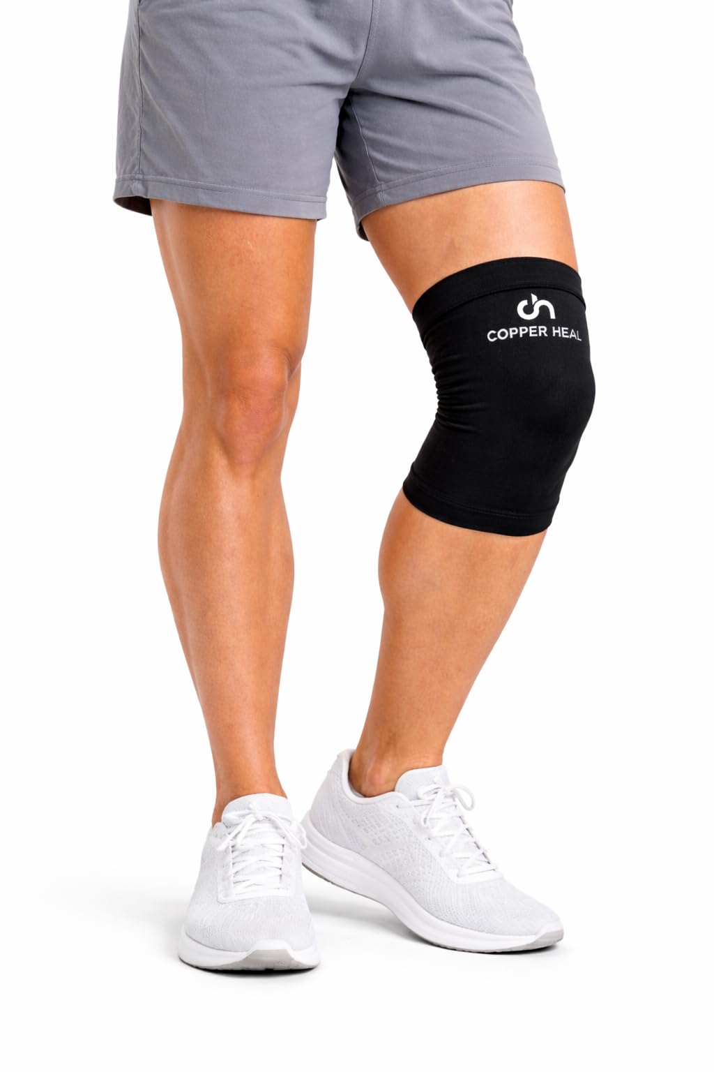 COPPER HEAL FASCIA COMPRIMENTE Ginocchiera Tutore Gomito Recupero Medico Infuso Rame Supporto Stiff Muscoli Articolazioni Tendinite Braccio Avvolgente XL