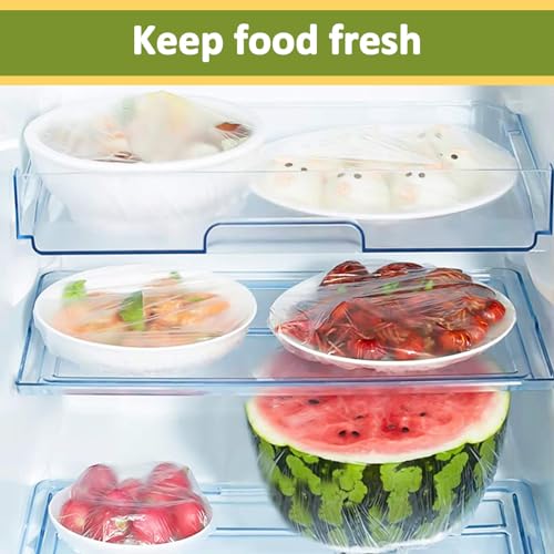 Image of MAQIHAN 300 Bowl Covers for Bread Proofing - Medium Plastic Wrap for Food