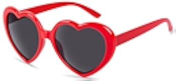 Heart Sunglasses for Women Men Fashion Lovely Shaped Sunglasses Vintage Cute Sun Glasses for Women