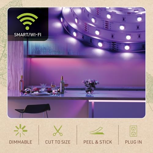 Tira LED RGBW Inteligente Multicolor 16ft con Control miniatura 3
