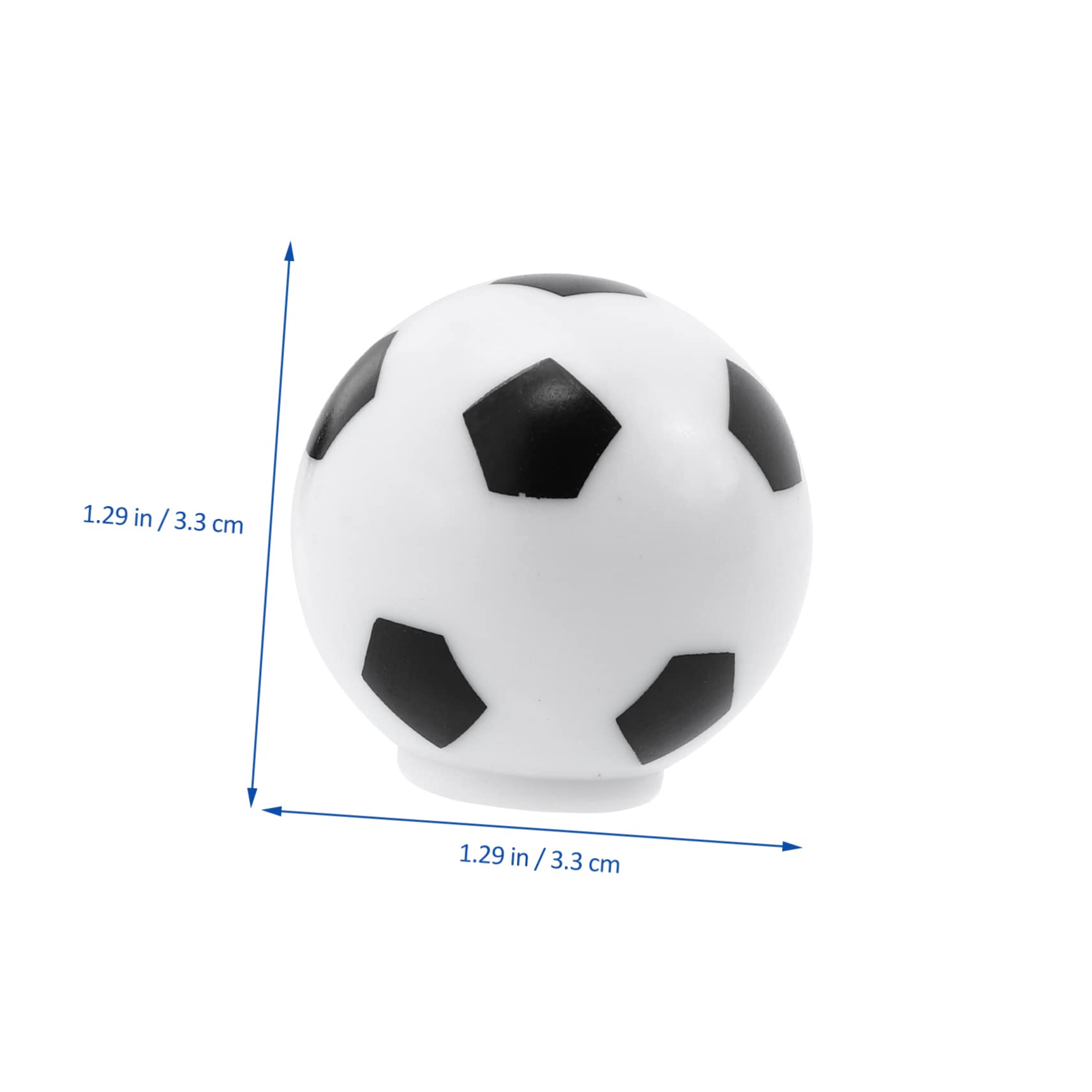Tofficu 25 Piezas Pomos de Fútbol para Tiradores Anticolisión para Armarios y Decoración para Habitaciones Infantiles