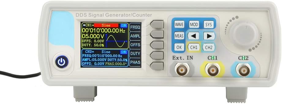 JDS6600 DDS Generator Counter 15MHz 60MHz High Exactness Dua Channel Arbitrary Waveform Function Generator Frequency Meter 266MSa/s (15Mhz)