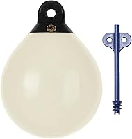 Vista 20 de Dan-Fender Guardabarros redondos de alta resistencia y boya marcadora – Parachoques de bola multiusos para barcos – Cuerda sólida que sostiene