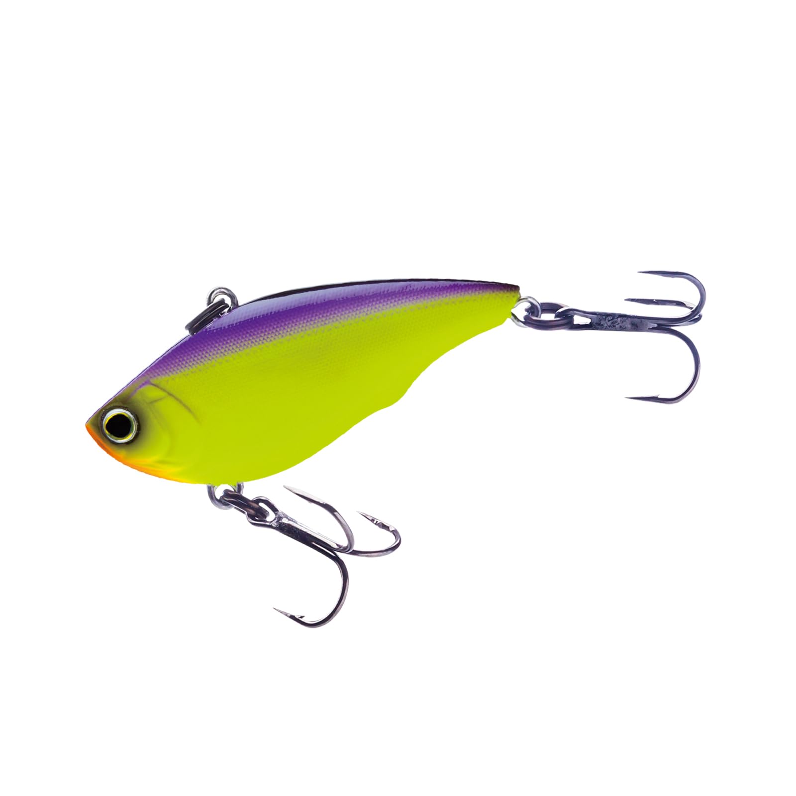 Yo-Zuri Rattl'n Vibe Mini Señuelo, Unisex, Purple Back Chartreuse, 1-5/8"