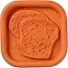 JBK Pottery Terracotta Bread Saver for Homemade Loaf, Sourdough, Bagels & Baked Goods – Stone Disc Fresh Keeper, Softener & Loaf Buddy to Keep Bread Longer – Ideal for Kitchen, Bakery, Panera Style