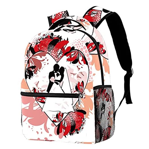 Mode Läderväska Unisex Dagväska Laptopväska Ryggsäckar för Flickor Pojkar Lätt Skolväska för Dagis Grundskola Grattis på bröllopsdagen