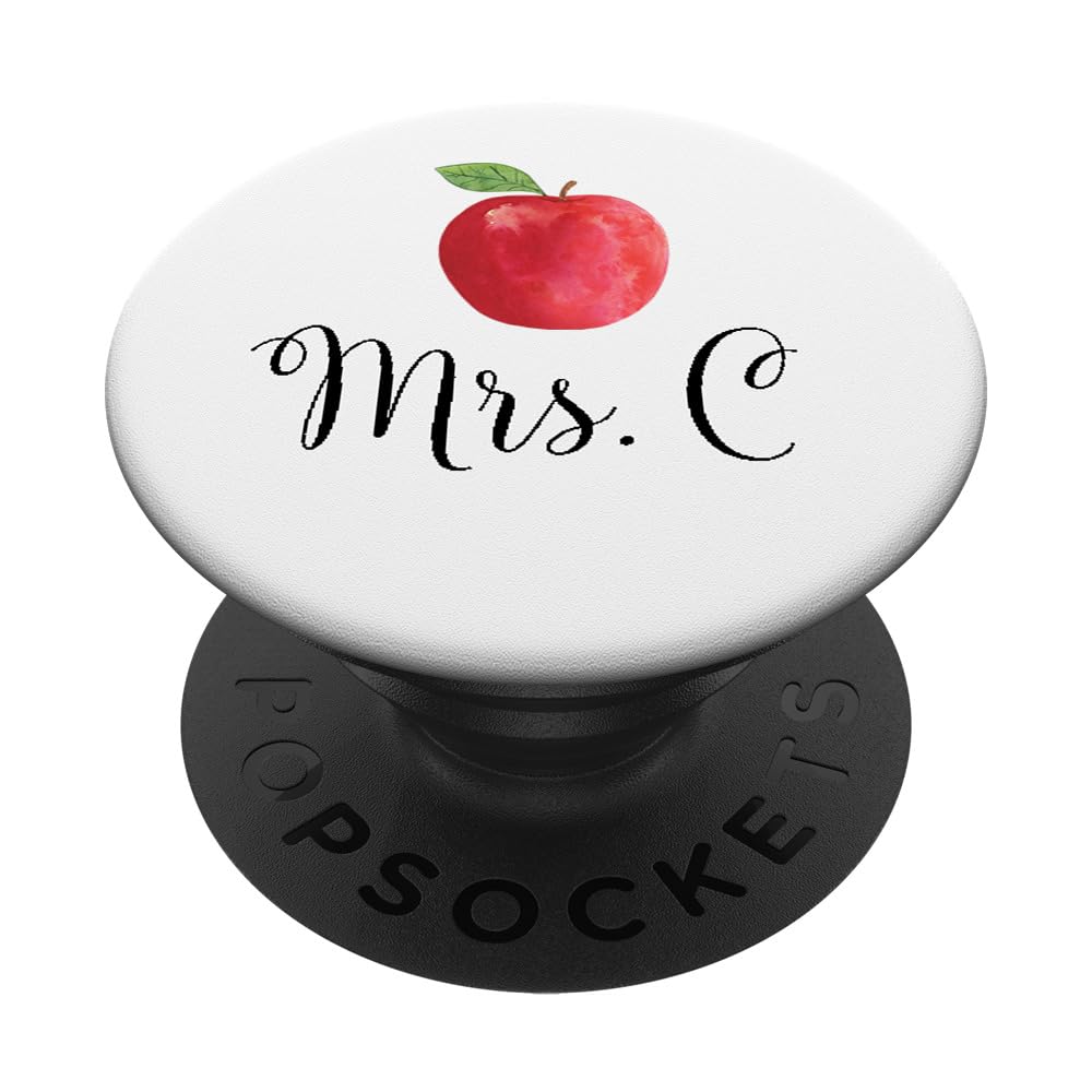 Mrs. C Personalized End of Year Teacher Appreciation Gift PopSockets Adhesive PopGrip