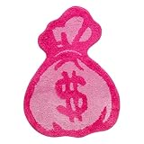 LAKEA Purse Rugs Tufted Material Cartoon Carpet Anime Home Soft Fur Rugs Children Girl Bedroom Living Room Doormat Decor Floor Mat (31.5X23.6inch) (Rounded, 31.5X23.6 inch)