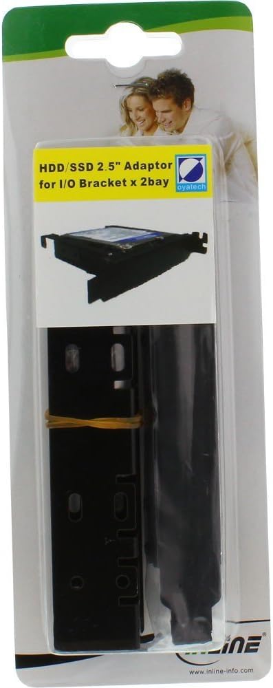 InLine 39950 N HDD Slot Bracket Adaptor 2X 6.4 cm/2.5 Inches HDD to PCI Slot with Screws