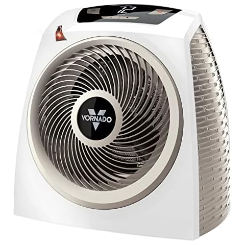 Vornado AVH10 Space Heater for Home, Fan Only Option, Digital Display with Adjustable Thermostat, Advanced Safety Features, Auto Climate Control, Whole Room Electric Heater for Indoors Cover
